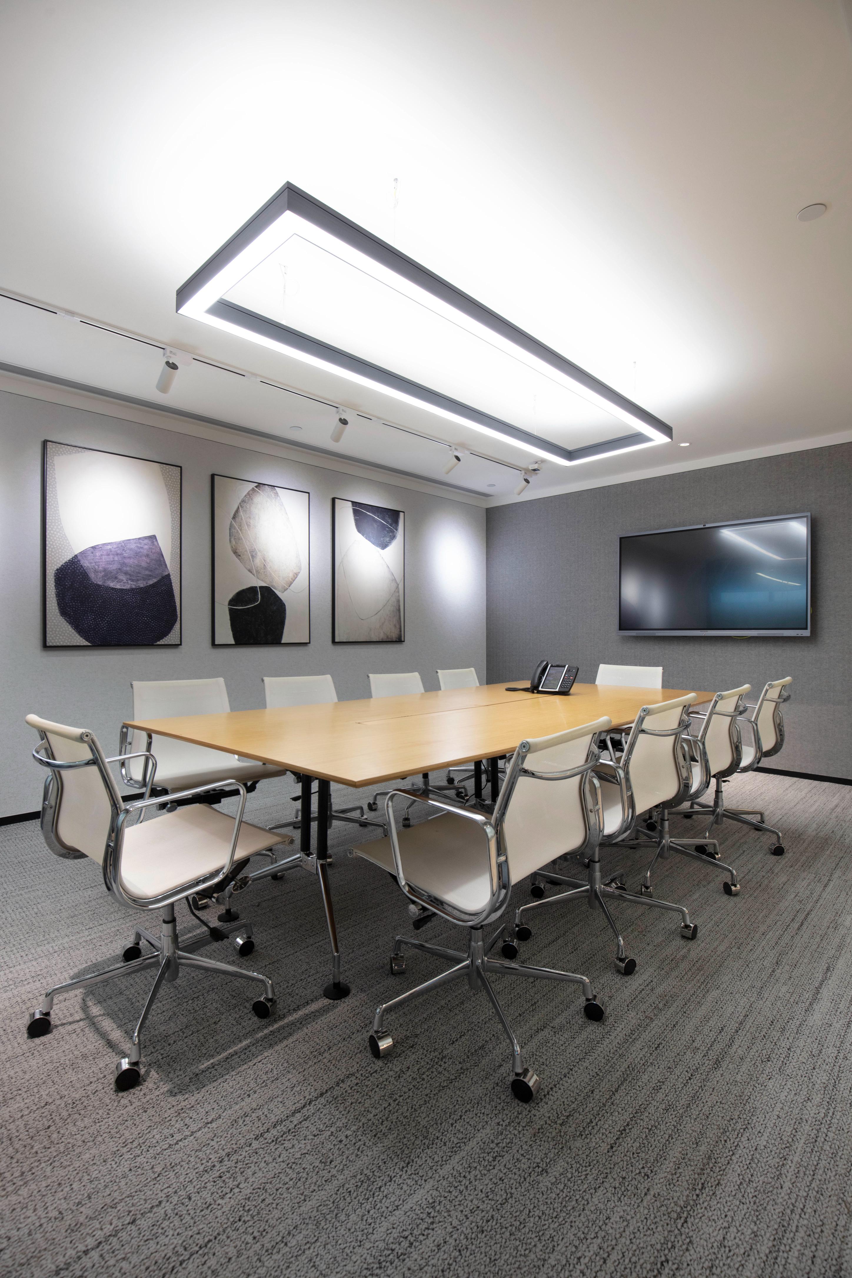 Gobi Meeting Room with Abstract Art