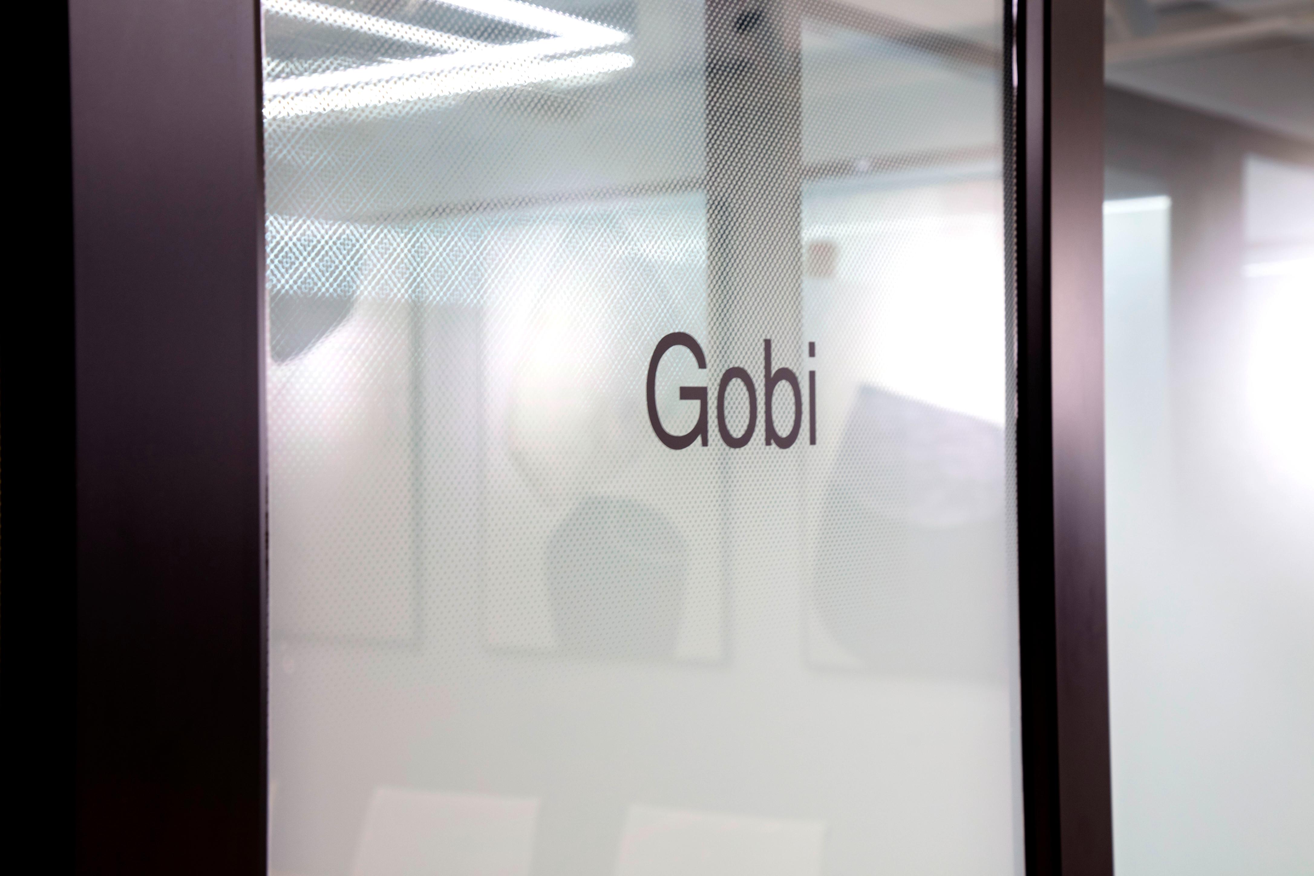 Gobi Room Entrance with Branding