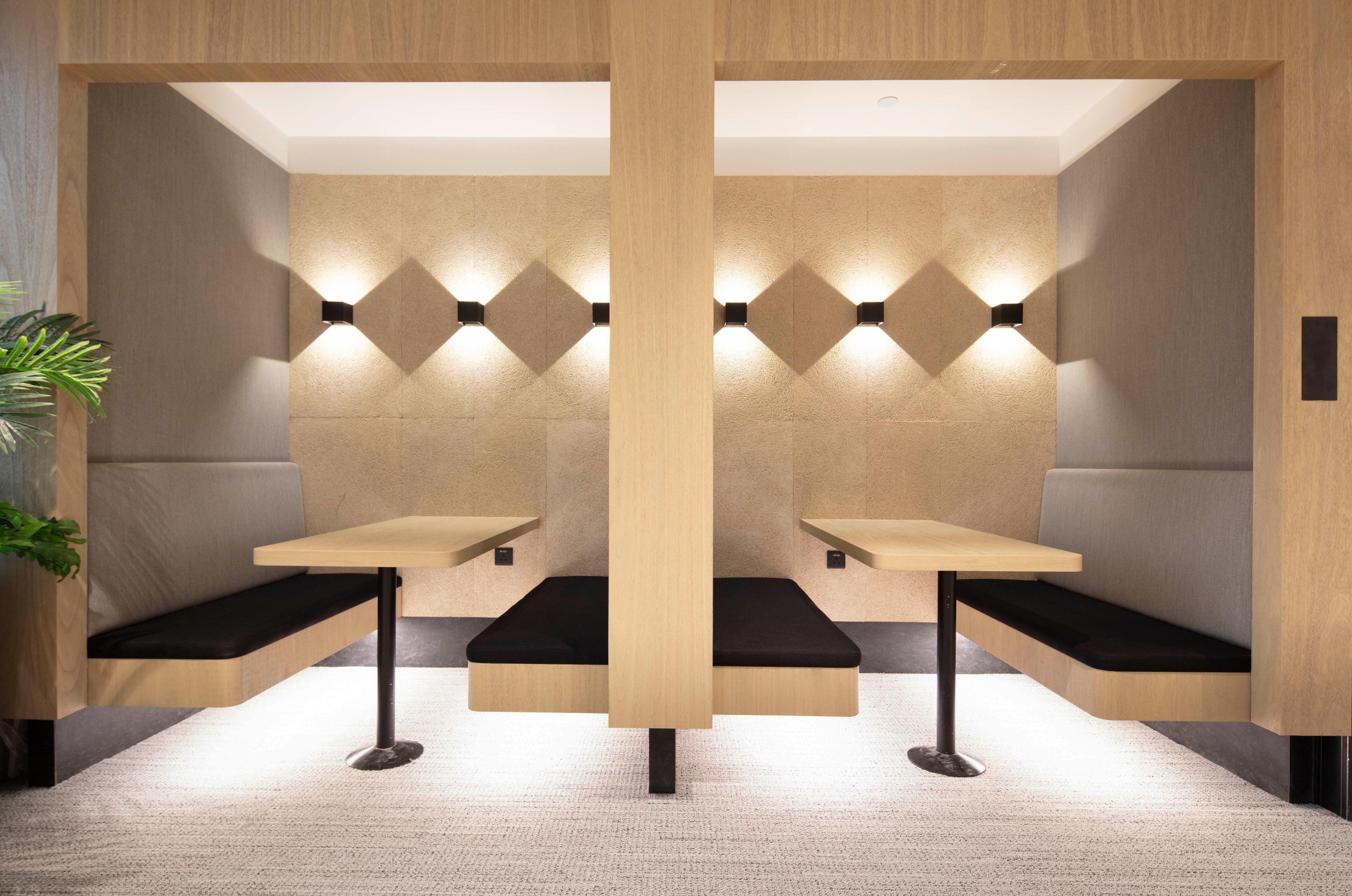 Private Booth Reception Areas