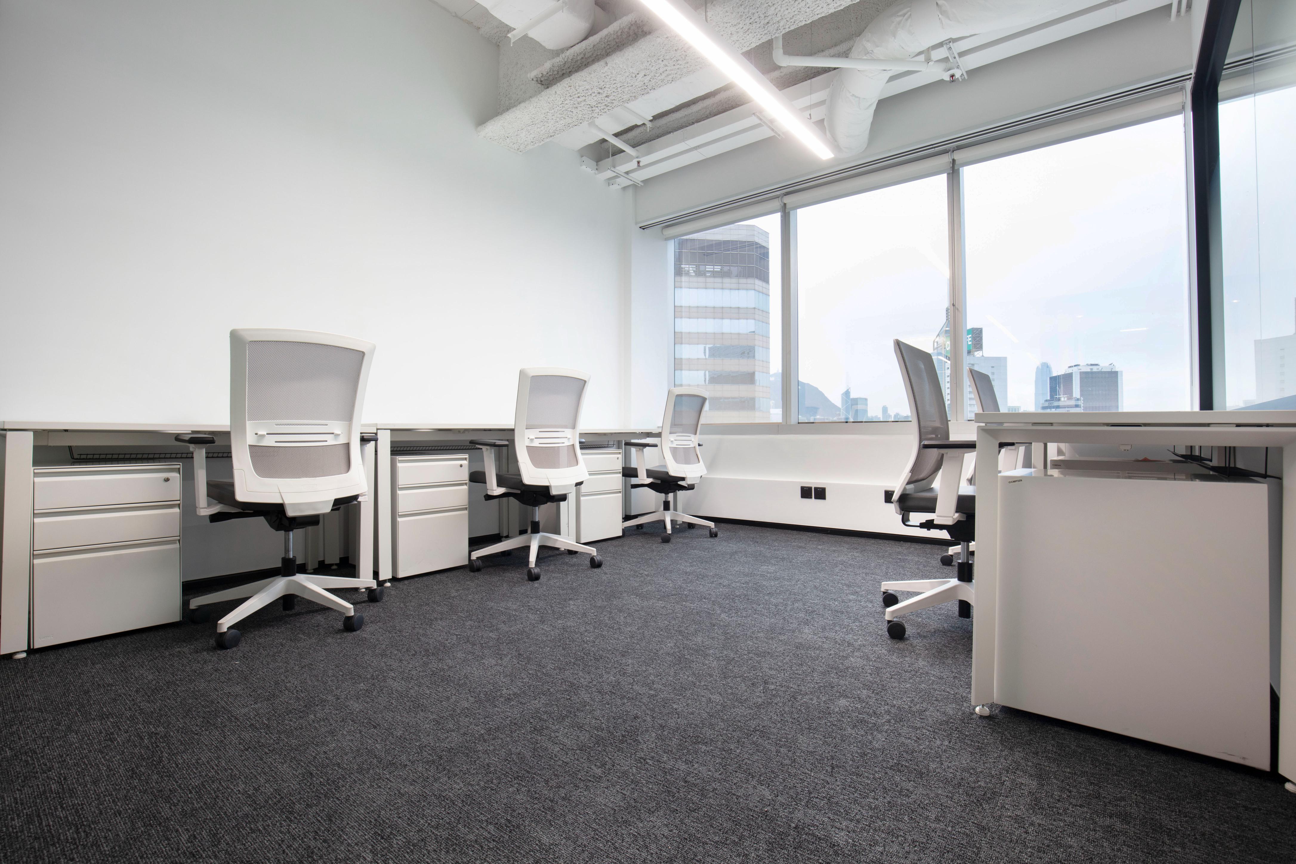 Open Workspace with City Views