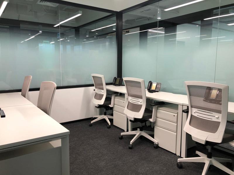 Private Office with Glass Walls